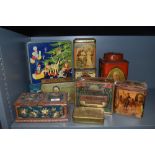 20th century and later Advertising tins including Christmas Assorted, Mazawattee, Kitchener and