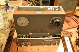 A Revox A77 multi track magnetic reel to reel player for stereo recording