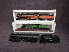 A Rivarossi HO scale 2-8-2 US New York Central Loco & Tender 5155, unboxed and a RSO Yugoslavia 2-
