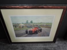 A Limited Edition Framed Print after Alan Fearnley, Grande Epreuve, numbered 41/500 and signed in