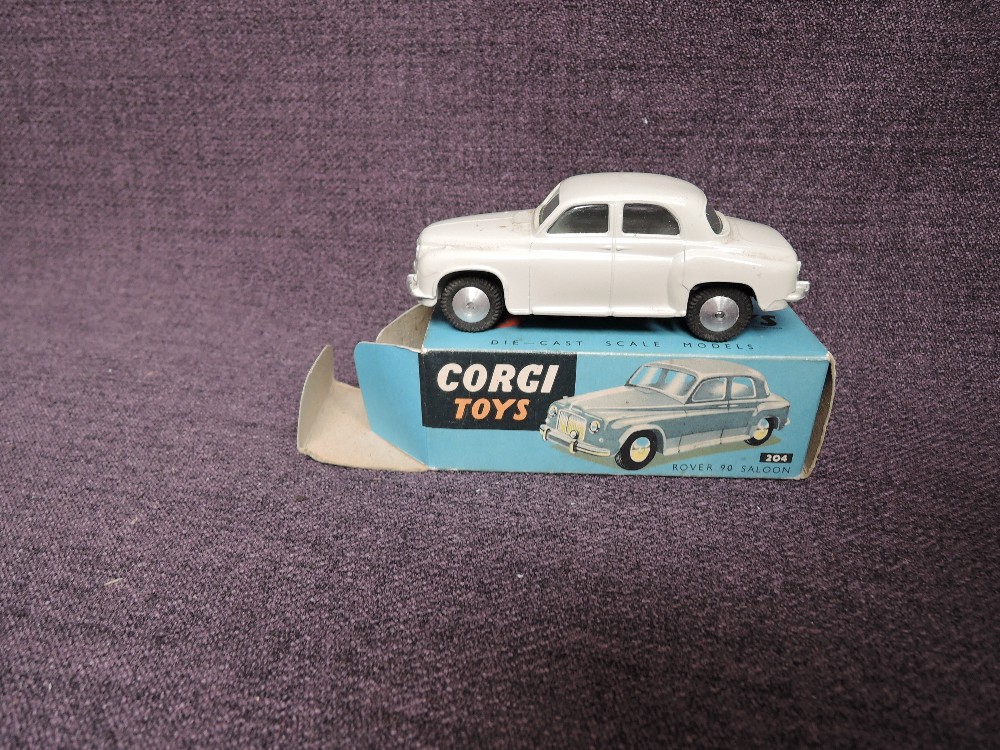 A Corgi diecast, Rover 90 Saloon in white, in original box 204