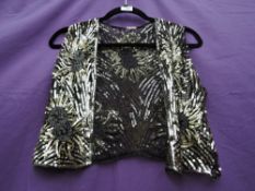 An extensively sequinned and beaded Art Deco Bolero jacket.