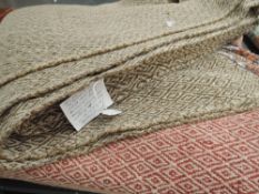 Two 1900s blankets,made at Moores Millom Dyers at Thwaite Mill, Hallwaites, being made of farmers