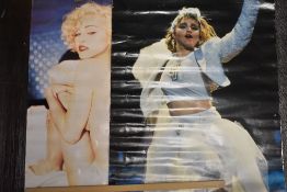 Two Madonna music posters for Blond Ambition Tour 90 and similar