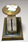 A set of circa 1930s Criterion postal scales.