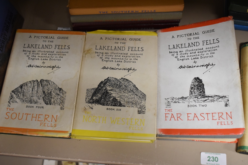 20th century A Wainwright fell and Lake District walking guides including new dust cover jackets - Image 2 of 3