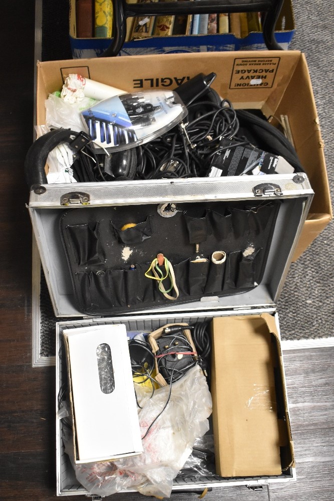 A selection of audio equipment for recording and listening spare and repairs