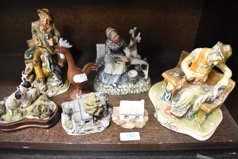 20th century figurines including Naturecraft and Lilliput lane etc