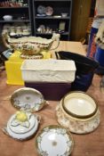 20th century ceramics including Royal Bonn, Spode and Wedgwood