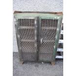 A 20th century metal cased industrial or garage chest