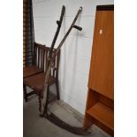 Two vintage scythes
