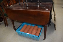 A Victorian mahogany pembroke style table