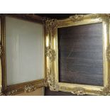 (20th century), a pair of modern reproduction period style picture frames, one glazed, 55 x 65cm