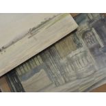 Christopher Tracey, (20th century), a watercolour, Eastern lake, signed, 27 x 38cm, and (20th
