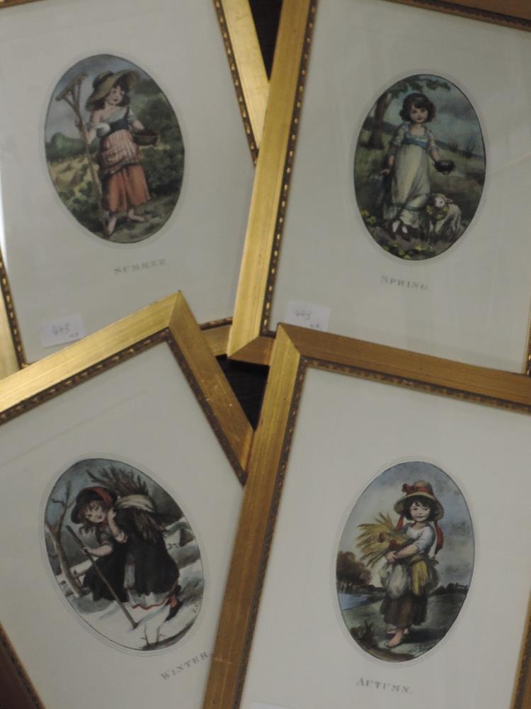 Hope, (20th century), after, a set of four re-prints oval studies...