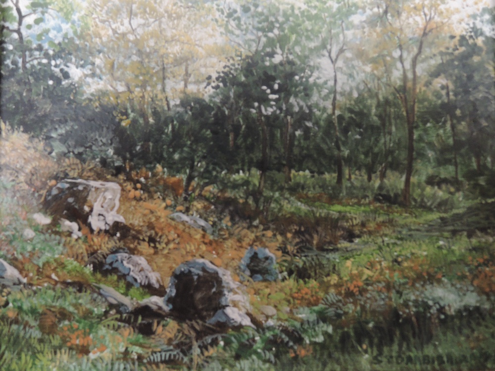 Stephen Darbishire, (contemporary), an oil painting, Crake Coppice, signed...