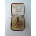 A 9ct Gold Blackburn-St Thomas Medal Comp, reverse Winners 1934, weight 23.3g