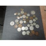 A small collection of GB Coins including 1892 Crown and other Silver Coins approx 2oz