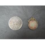 A South Africa Silver 2 1/2 Shillings 1892 and a South Africa Silver 1896 1 Shilling in a loose