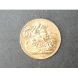 A George V 1912 Gold Sovereign, Royal Mint