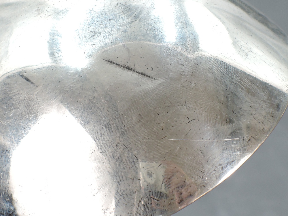 A George IV silver fiddle pattern ladle, with engraved initial 'D' to terminal and pip to reverse, - Image 3 of 4