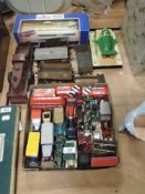 A box of 1980's and later diecasts including boxed Corgi, Days Gone etc, StenaLine HSS model,
