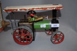 A Mamod live steam Tractor TE1 appears complete with original box