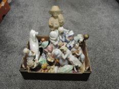 A selection antique and later figures and figurines