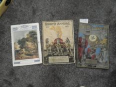 Three early 20th century Bibby's Annual including 1915, 1921 and 1922