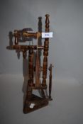 A 20th century miniature model of a spinning wheel