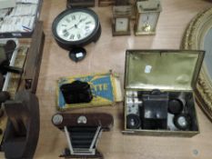 Two early 20th century photography cameras including Bakelite No.2 Hawkette and Elliott V.P Twin