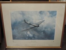 Frank Wooton, (1914-1998), after, a Ltd Ed print, The First of the Few, k987 Spitfire, signed and by