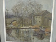 Mullard, (2oth century), an oil painting on board, Lowick Bridge, indistinctly signed and attributed