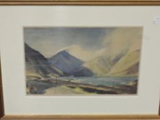 William Heaton Cooper, (1903-1995), after, a print, Wind and Sun Wasdale, signed, 27 x 39cm, later