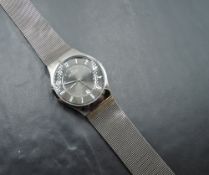 A Skagen wrist watch, no: 233XLTTM1 having Arabic numeral dial with internal 24hr dial and date