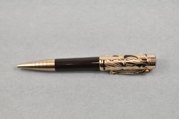 A Limited Edition Montblanc ballpoint pen. The Writers Edition Carlo Collodi pen, design inspired by