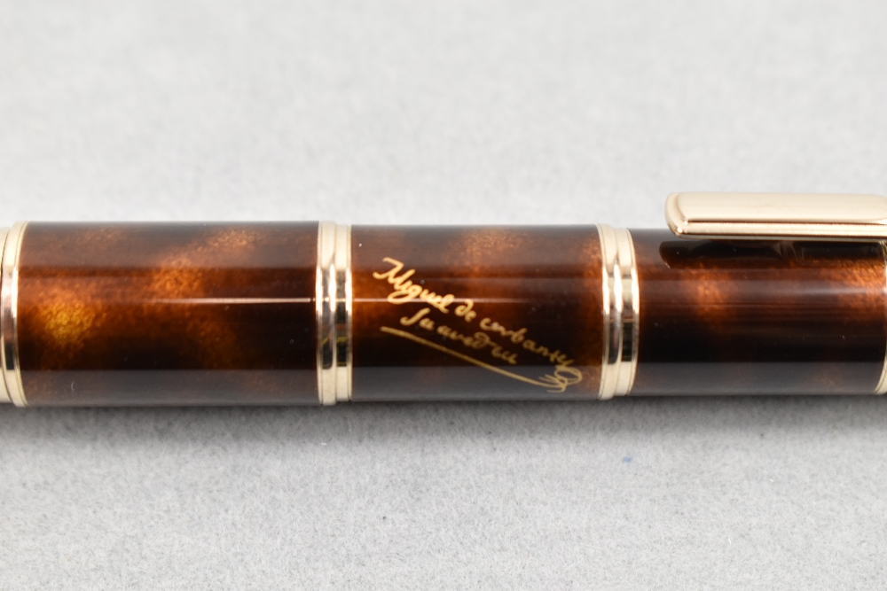 A Limited Edition Montblanc ballpoint pen. A Writers Edition Miguel de Cervantes limited edition. - Image 3 of 5