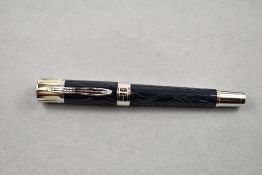A Limited Edition Montblanc rollerball pen. The Limited Edition Mark Twain in Honour of the American