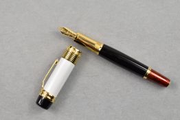 A Montblanc fountain pen. The Luciano Pavarotti limited edition 4810 fountain pen. A Pavarotti