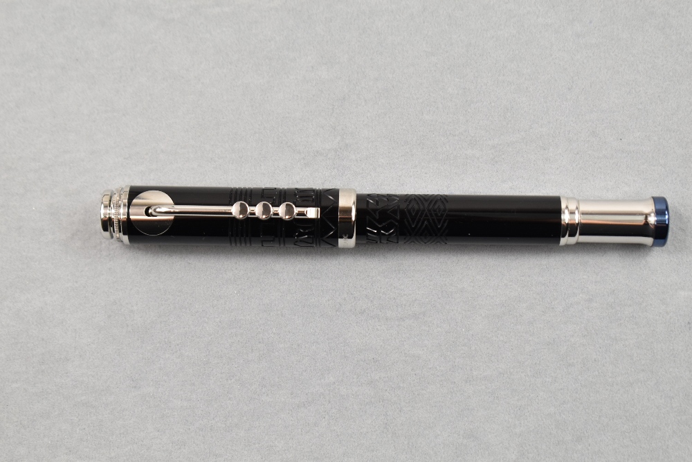A Montblanc rollerball pen. The Great Characters Miles Davis special edition rollerball pen. The - Image 2 of 5