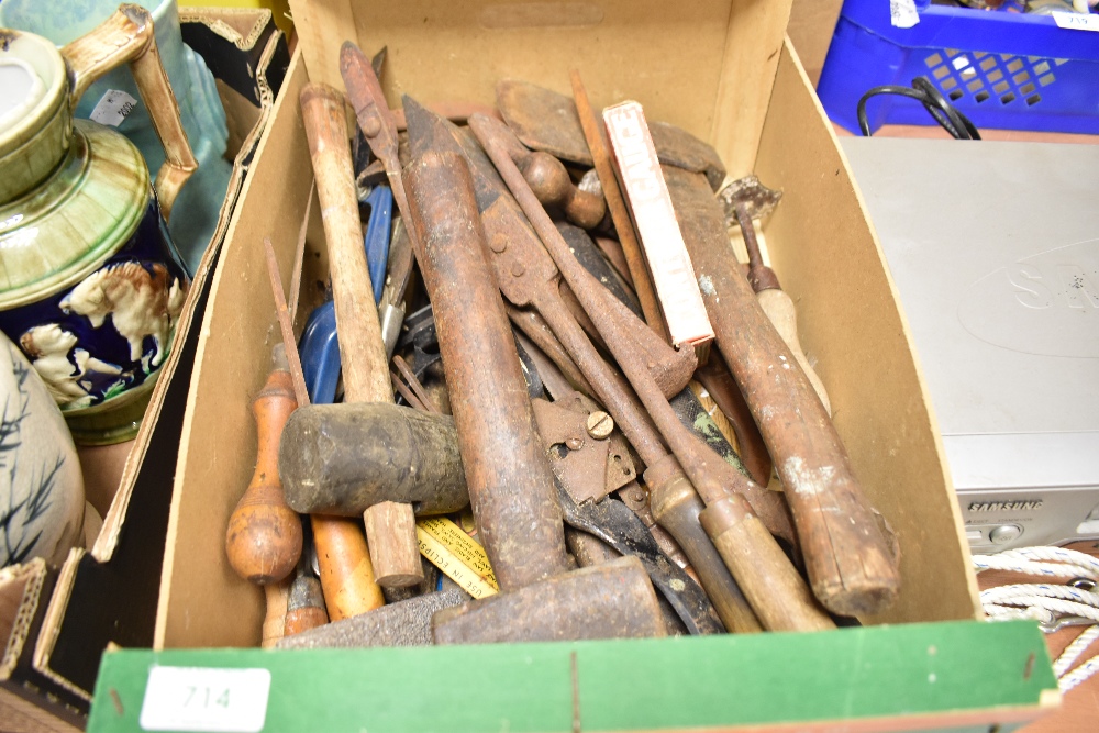 A selection of building tools