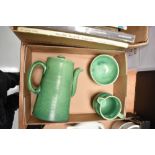 A part tea set by CH Brannon