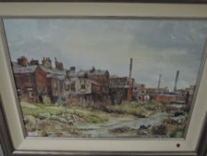 Donald Dakeyne, (contemporary), a watercolour, Spring Time Back Paradise Street, signed and