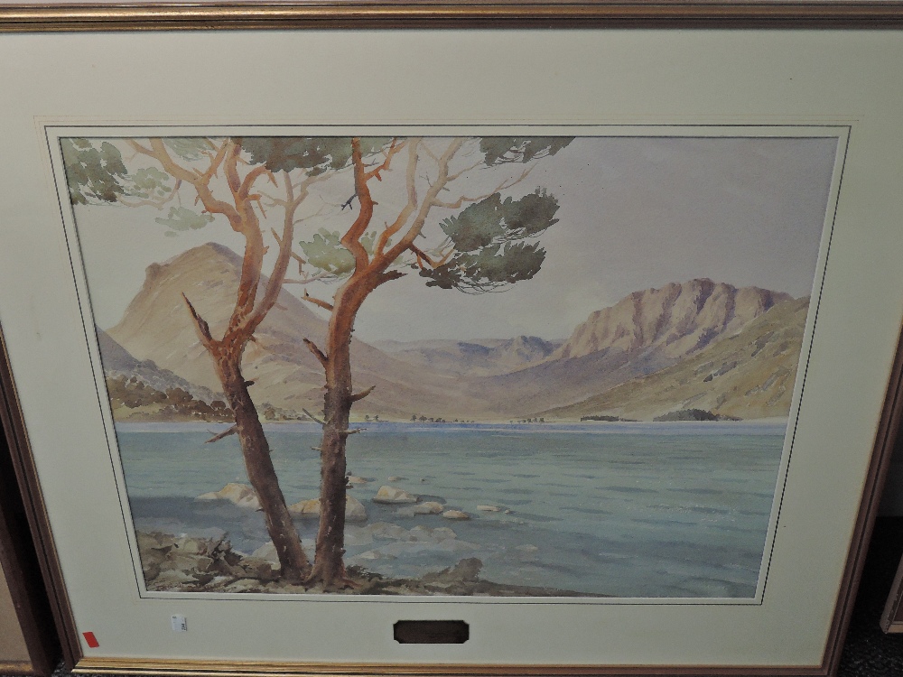 Allan Smith, (contemporary), Morning Sunlight Buttermere, signed, circa 1990, with presentation