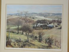 James McIntosh Patrick, (1907-1998), after, a Ltd Ed print, Autumn Farmlands, signed and