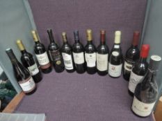 Twelve bottles of French and Spanish Red Wines including Bordeaux and Rioja, all 75cl