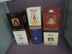Five Bells Wade Decanters, Christmas 1996 8 Year old, Christmas 1998 8 Year Old, Christmas 1994 8