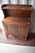 A 19th Century mahogany side cabinet, width approx. 84cm