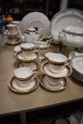 A quantity of mid century Salisbury comprising of coffee cups and saucers, coffee pot, milk and