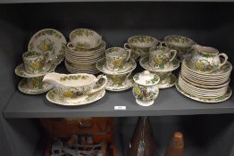 A good quantity of Masons 'Strathmore' bowls, cups and saucers, soup cups and more amongst the